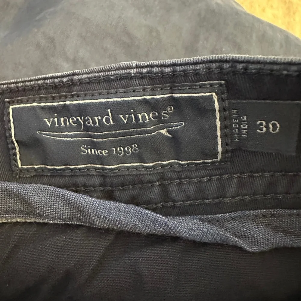 Vineyard Vines Island‎ Short Navy Blue Mens 30 Chino Cotton Stretch Flat Front